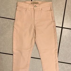 Petal pink Joes Jeans, Charlie fit with shaping